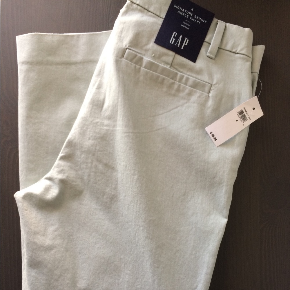 GAP Signature Skinny Ankle Khakis